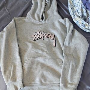 Stussy Gray Hoodie Laguna Beach Edition